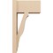 Ekena Millwork 8-in W x 14-in D x 26-in H Funston Block Rough Cedar Woodgrain TimberThane Outlooker, Primed Tan OUTUR080X14X26FST44RCPR - alternate 2